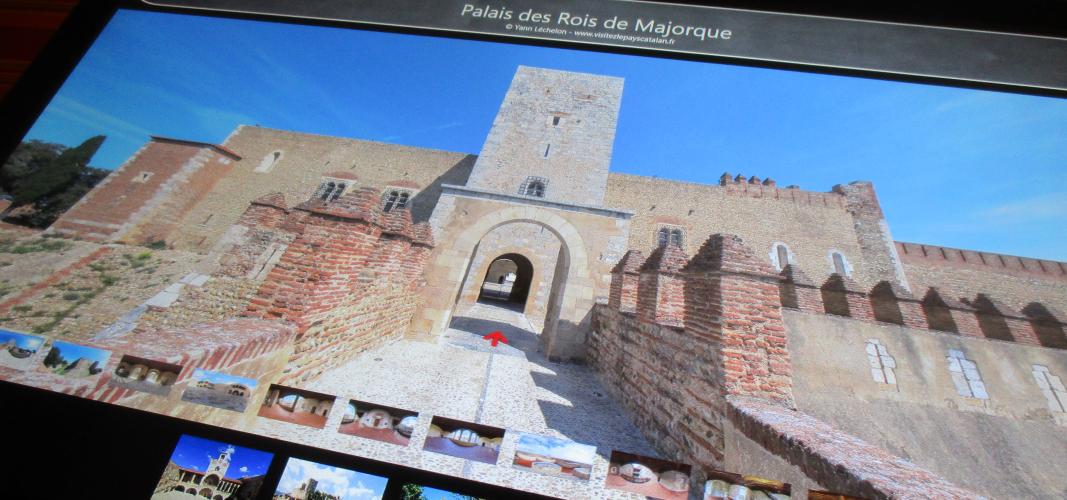 Visite virtuelle du Palais des Rois de Majorque, Perpignan